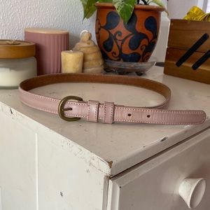 Pale Pink American Apparel Belt